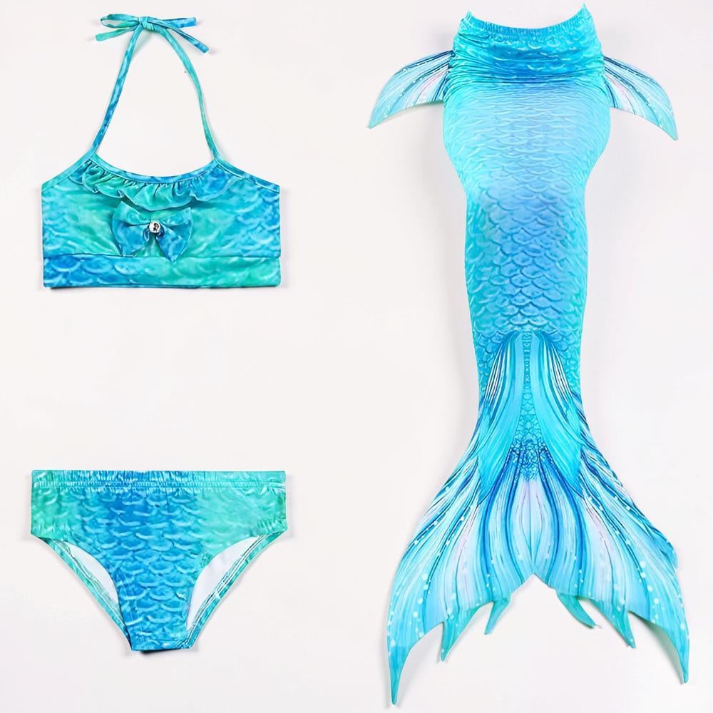 Girls Swim Costume Mermaid Swimsuit Fun Beach Outfit - Image 5