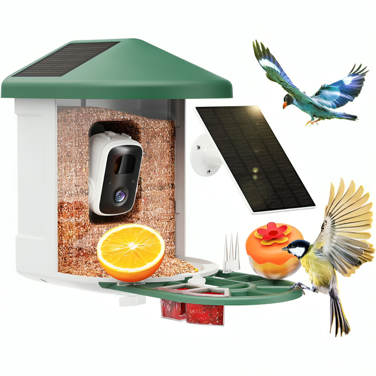 Bird Feeder Camera Solar Smart Outdoor Device