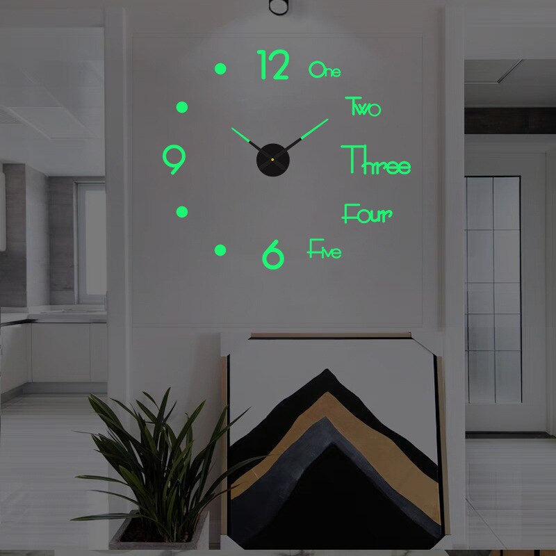 Wall Clock Modern Oversized Decorative Timepiece