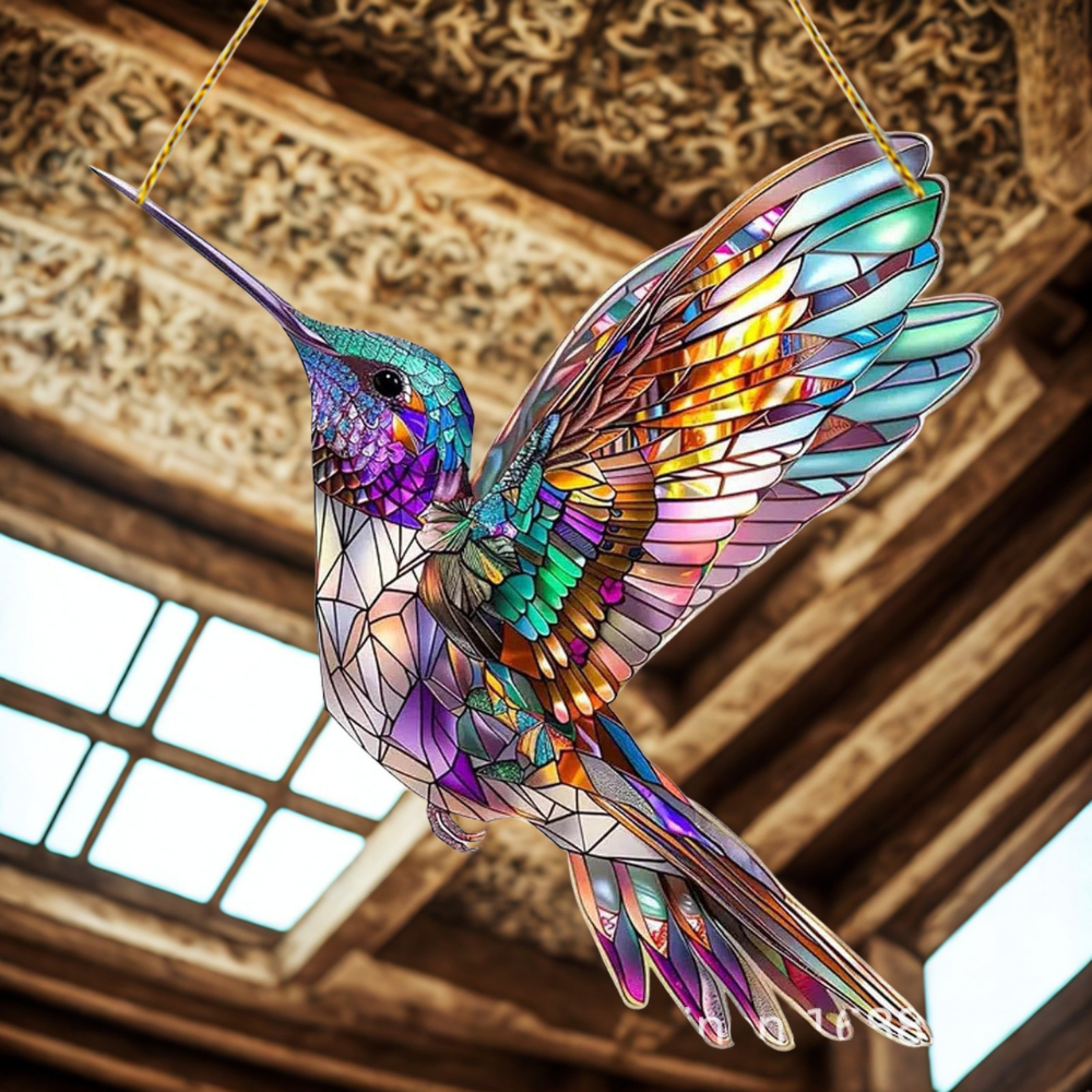 Hanging Decor Acrylic Suncatcher Window Suncatcher Bird - Image 7