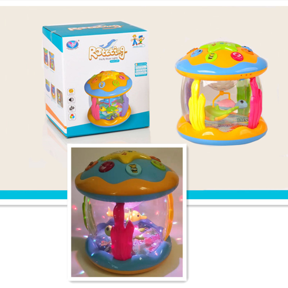 Baby Musical Toy Colourful Plastic Light-Up Dome