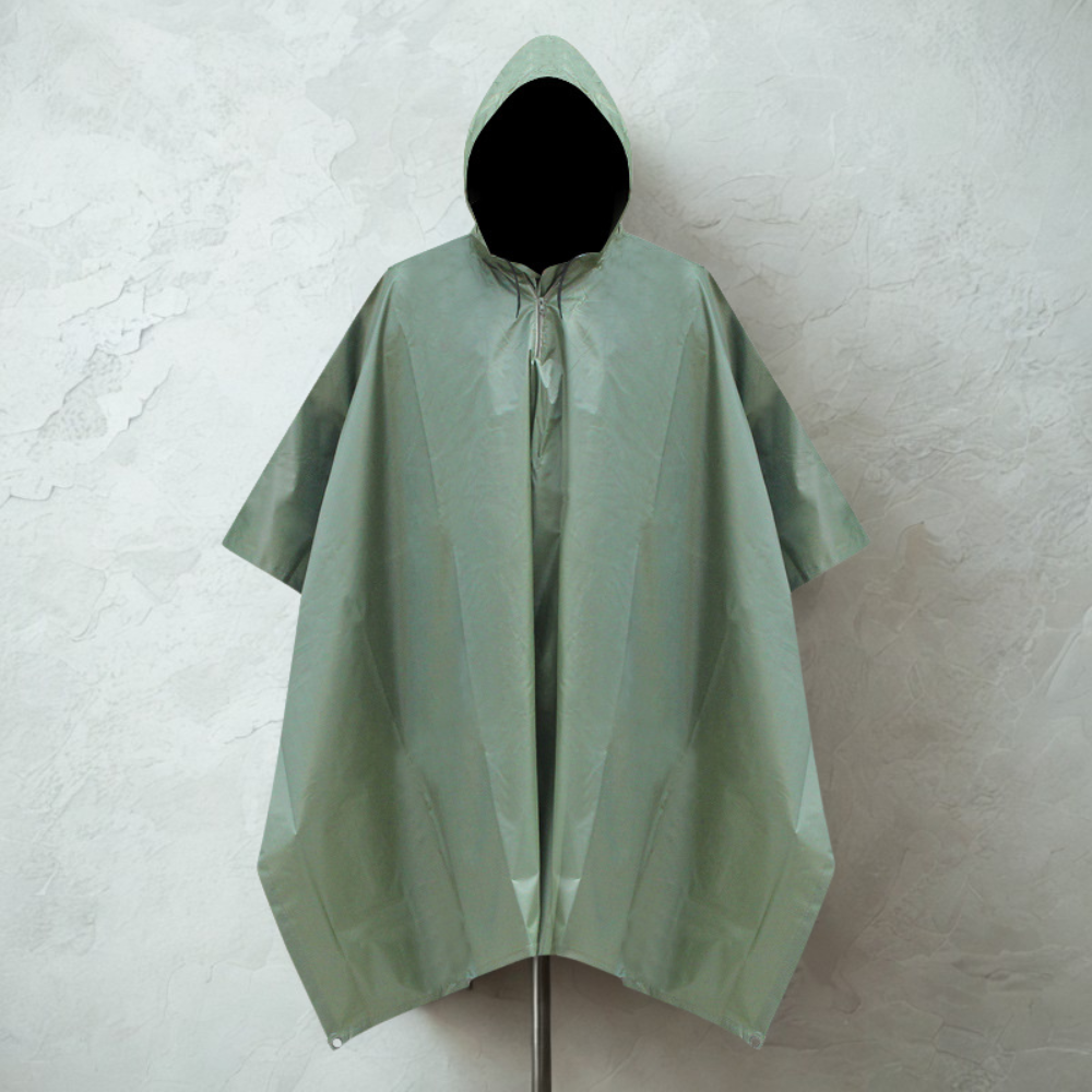 Jagdausrüstung Wasserdichter Tarnregenponcho