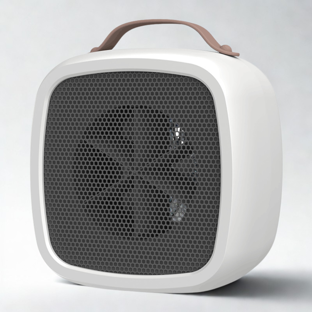 Portable Electric Space Heater Indoor Quiet Energy Efficient Warmer