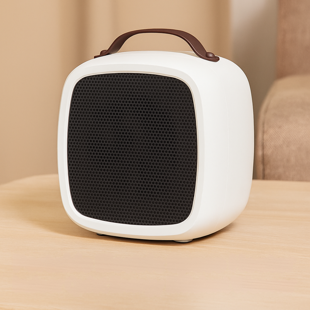 Portable Electric Space Heater Indoor Quiet Energy Efficient Warmer