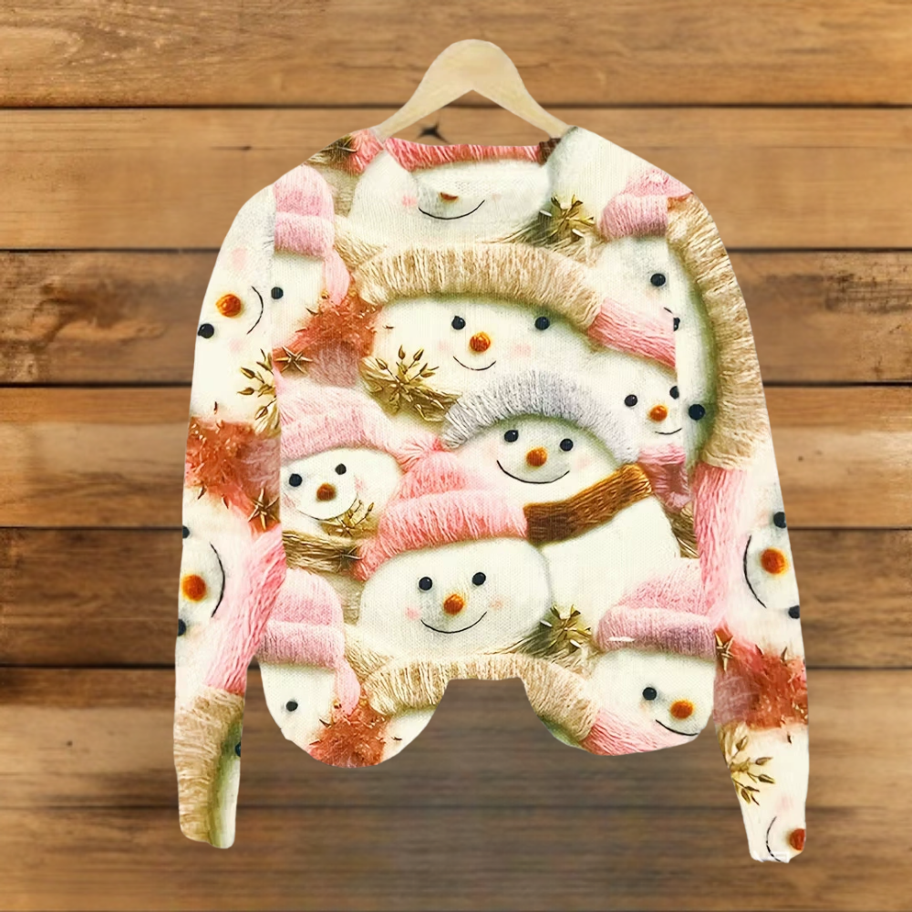 Dámský ošklivý vánoční svetr - legrační mikina s kočičím Santou
