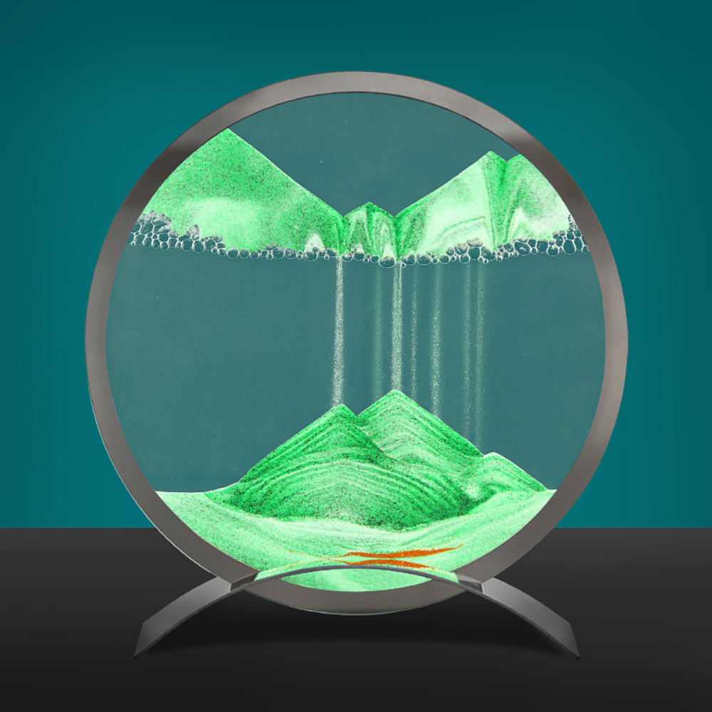 Wall Art Motion Sand Timer Light