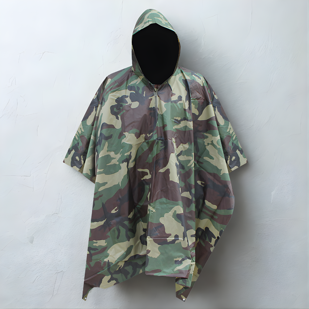 Hunting Gear Waterproof Camouflage Rain Poncho