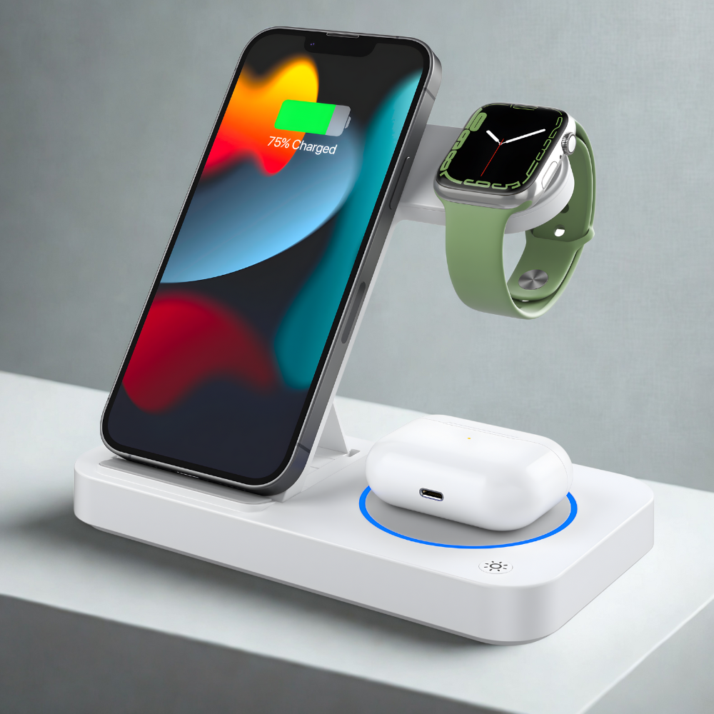 Wireless Charger Compact Multi Device Dock