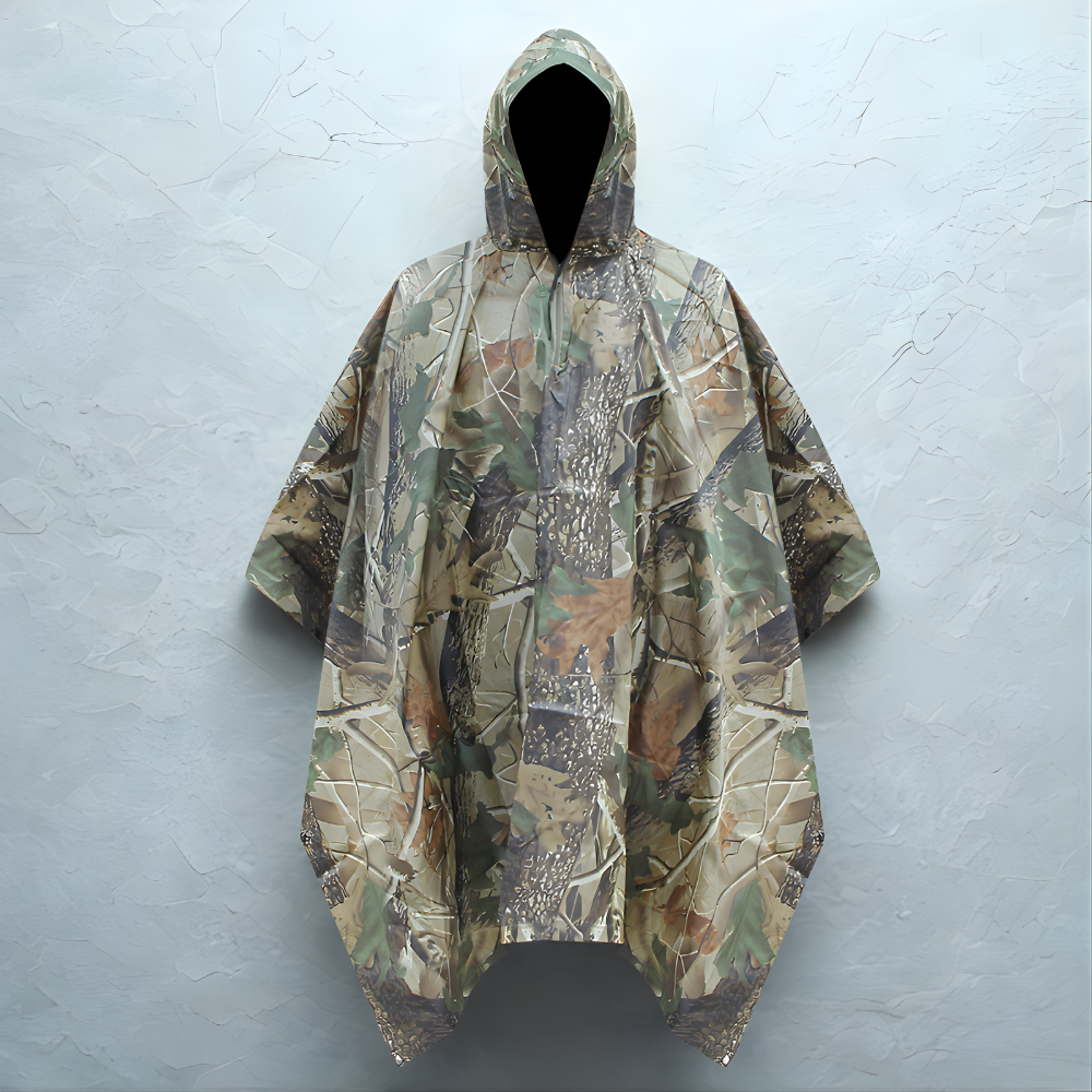 Hunting Gear Waterproof Camouflage Rain Poncho