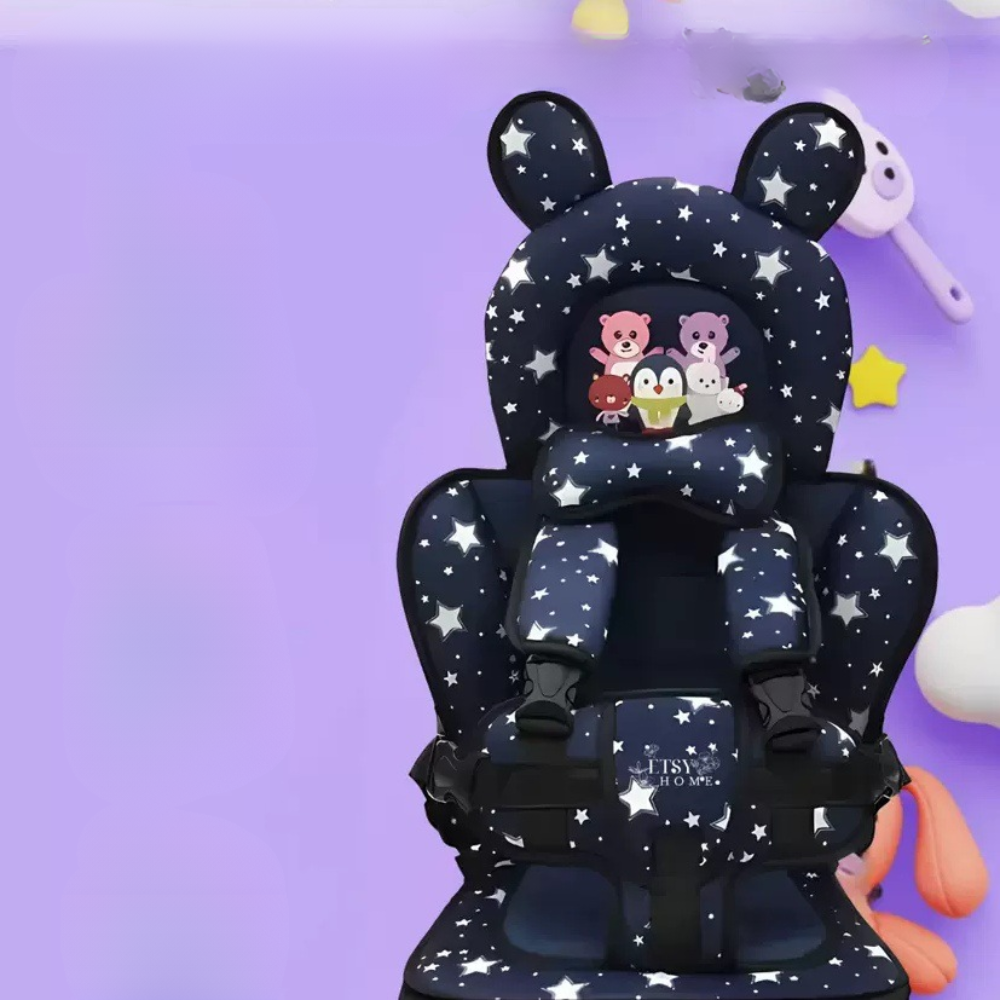 Portable Baby Travel Seat Harness Lightweight Foldable Safety Chair