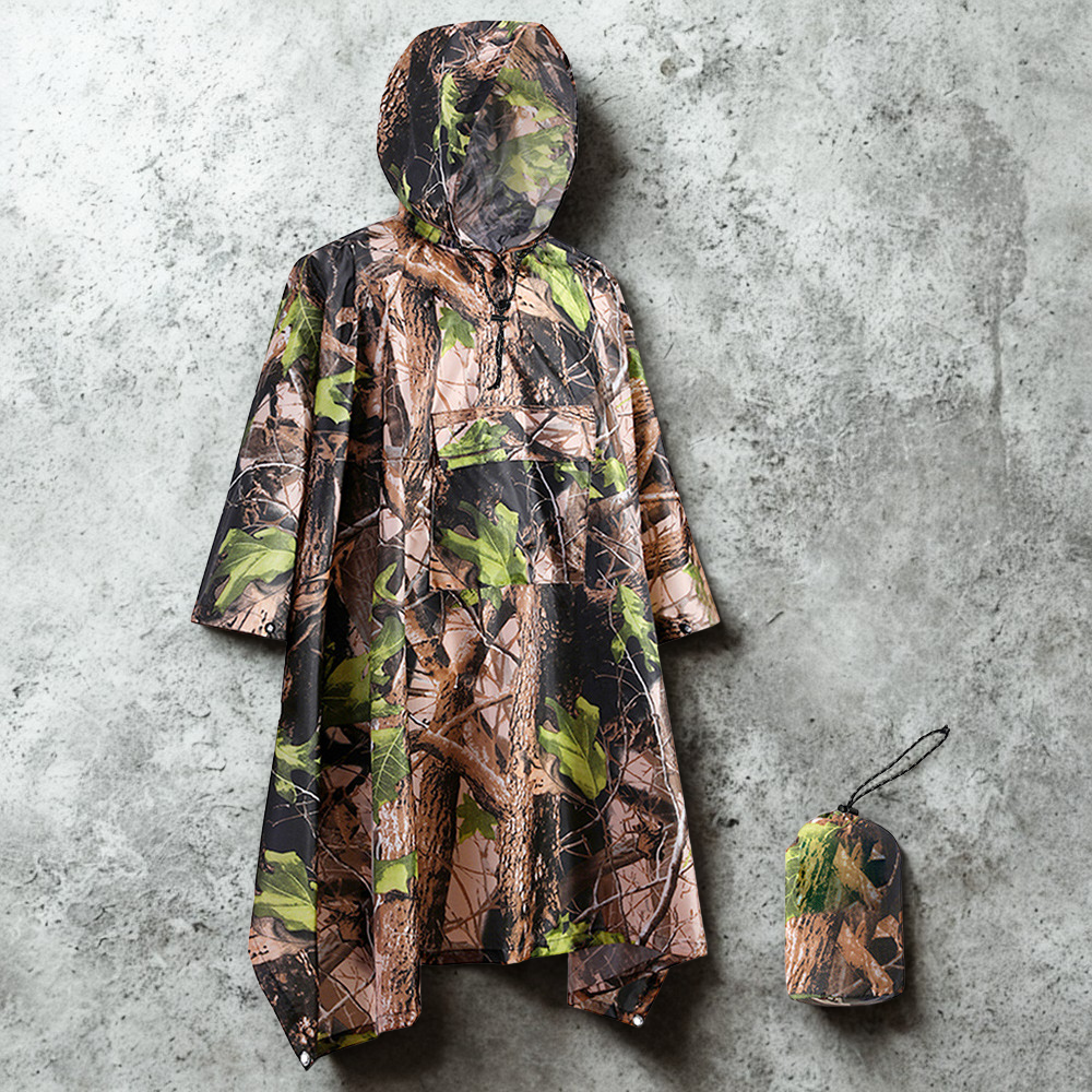Hunting Gear Waterproof Camouflage Rain Poncho