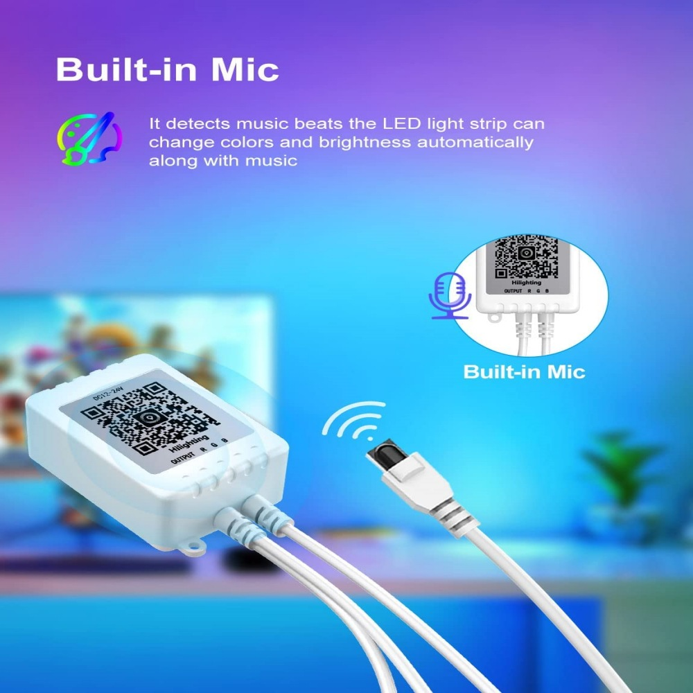 LED-Streifenlichter Farbwechsel mit Fernbedienung