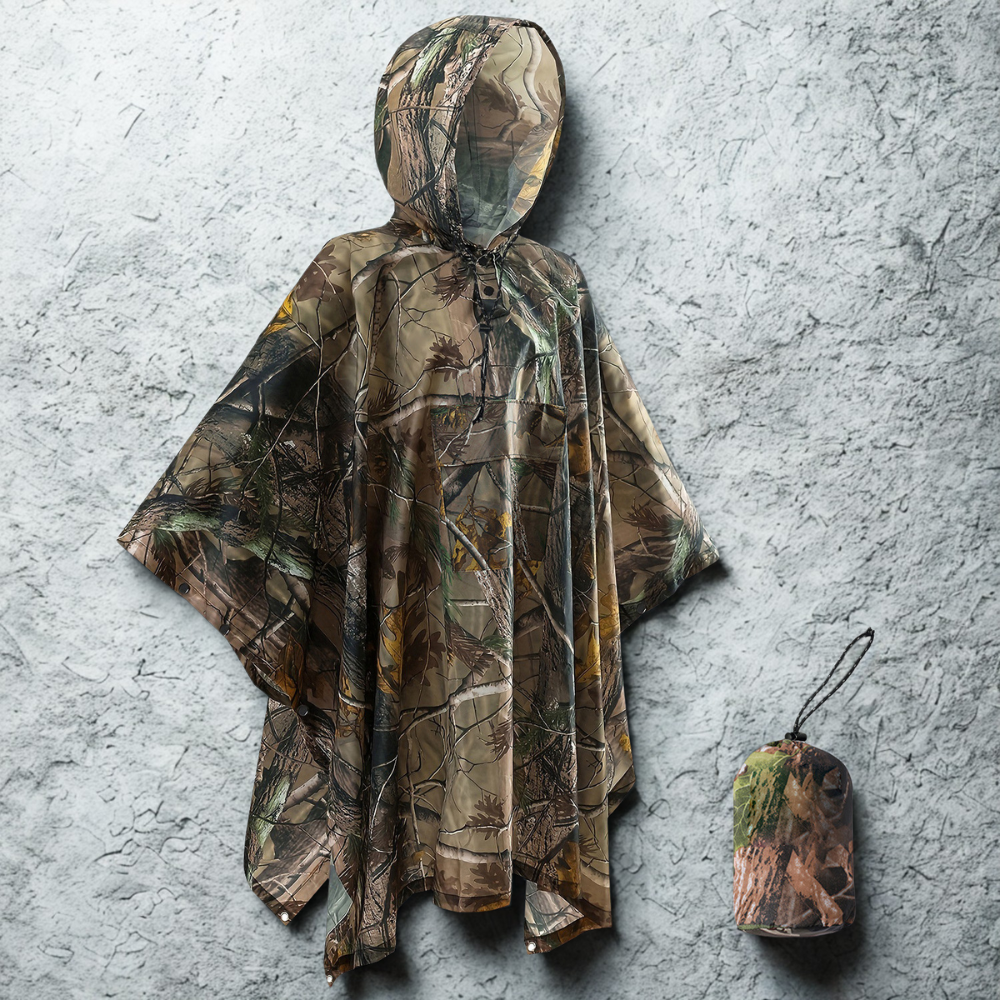 Hunting Gear Waterproof Camouflage Rain Poncho