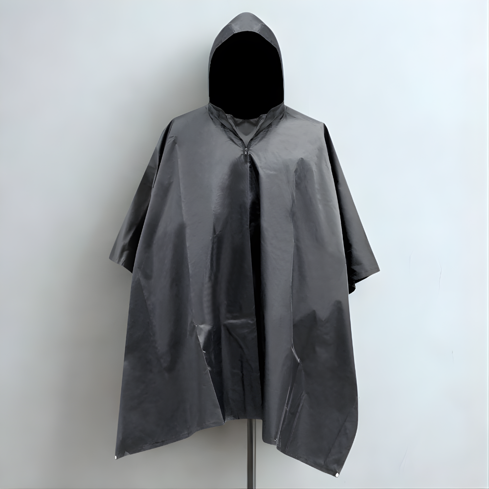 Jagdausrüstung Wasserdichter Tarnregenponcho