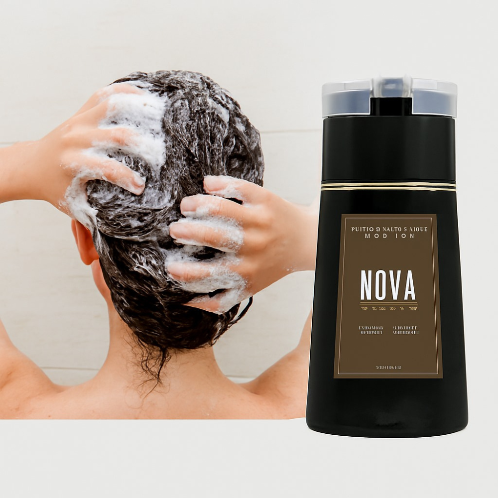 Haarfärbe-Shampoo Natürlicher Glanz