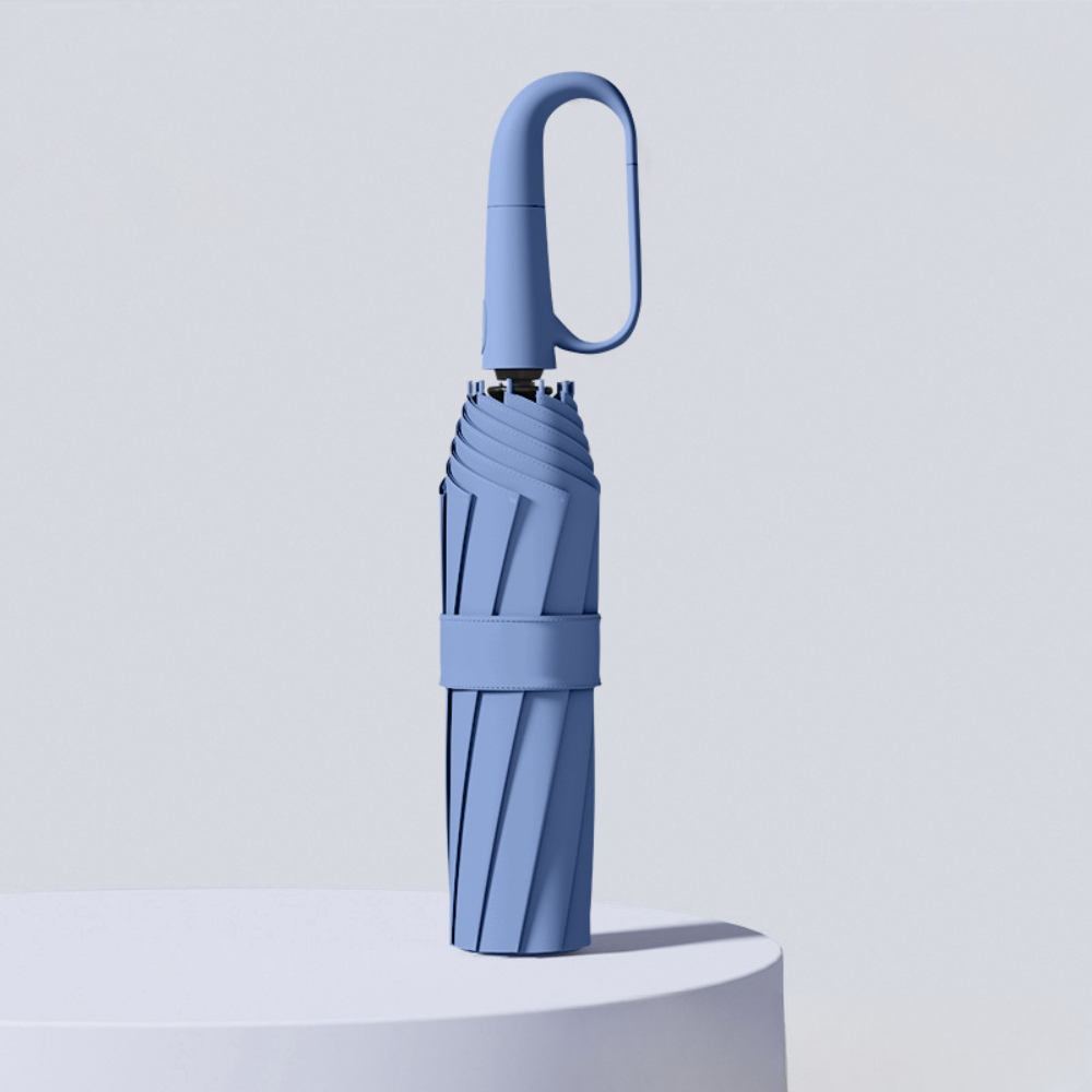 Paraguas de viaje compacto con dosel a prueba de viento