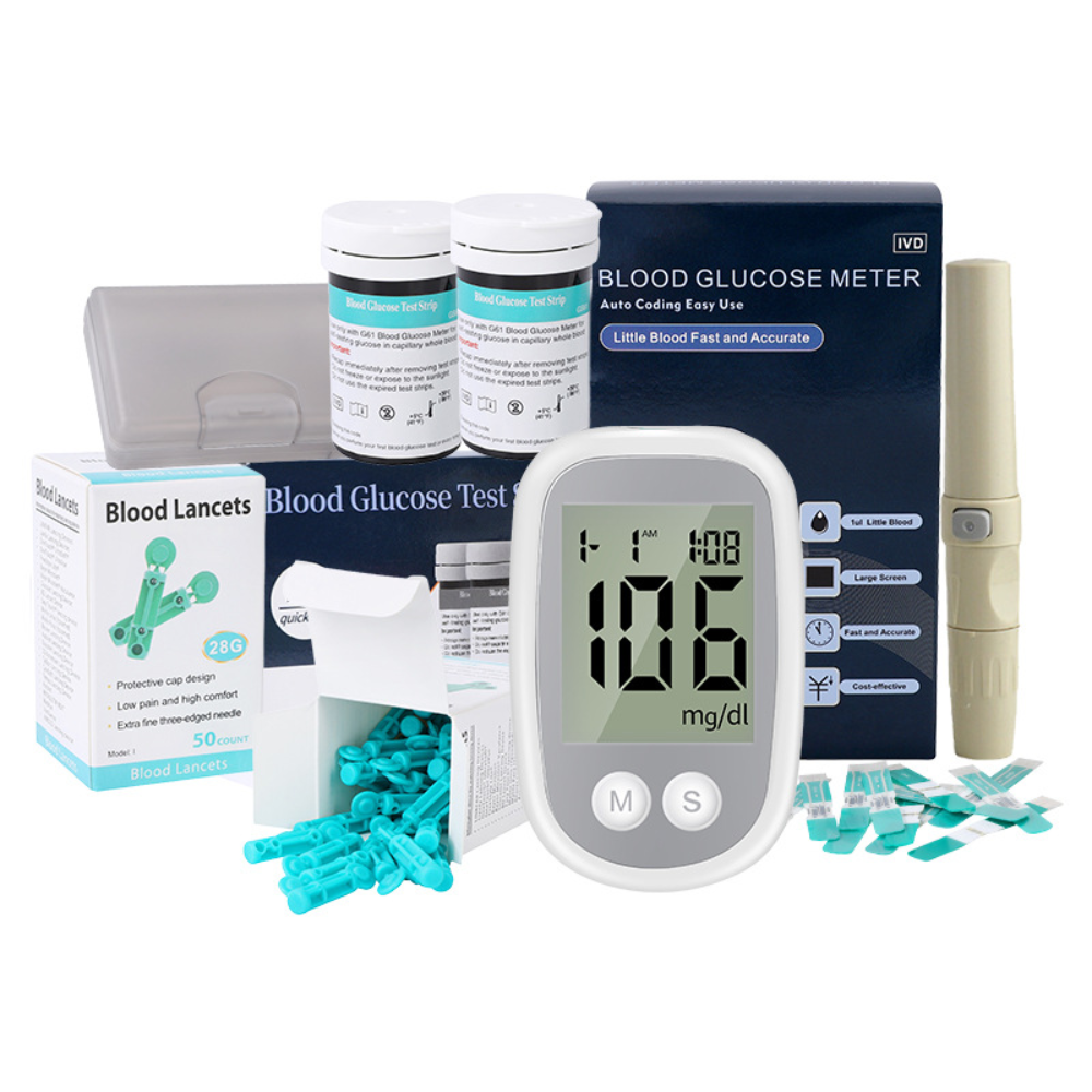 Digital Blood Glucose Monitor Kit Home Health Testing
