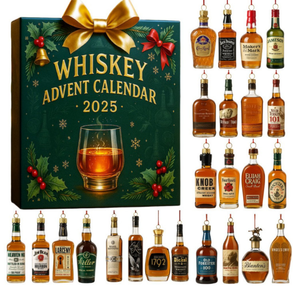 Advent Calendar Whiskey Gift Box Adults Edition Christmas Set