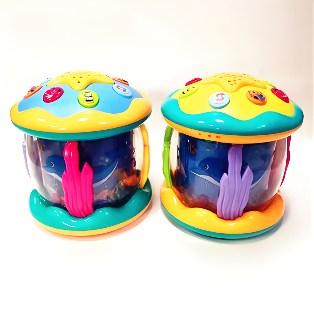 Baby Musical Toy Colourful Plastic Light-Up Dome