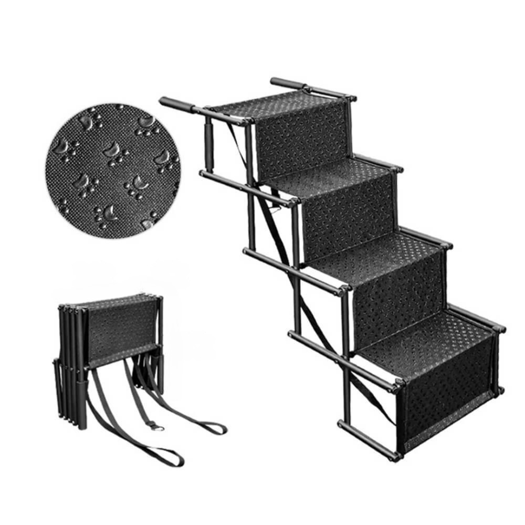 Escalones plegables antideslizantes para coche para perros