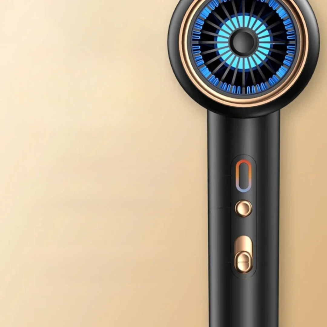 Asciugacapelli con tecnologia ionica e strumento per lo styling