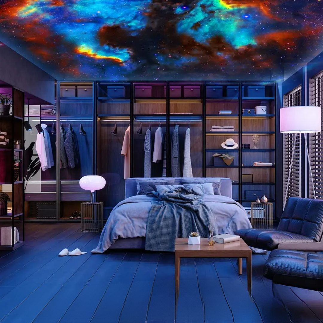 Galaxy Projector LED Night Light for Bedroom