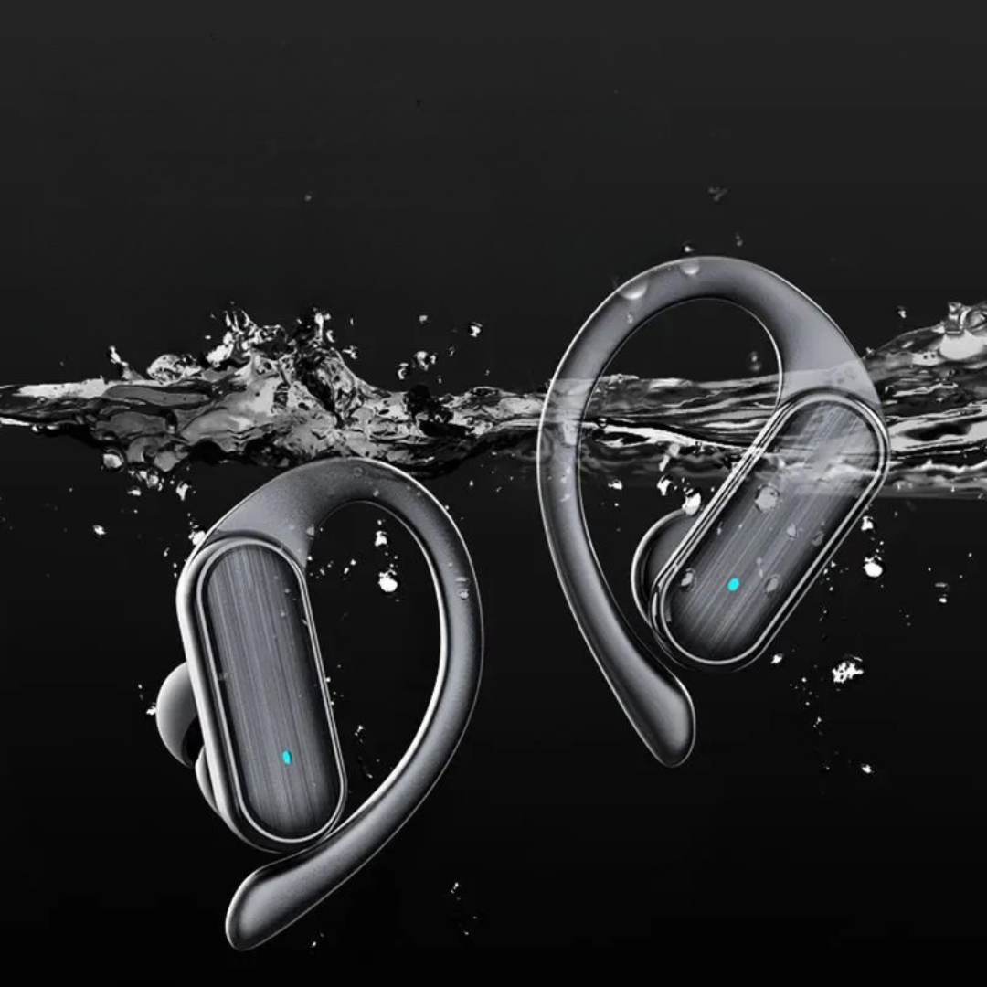 Wireless Headphones with Ear Hook Design