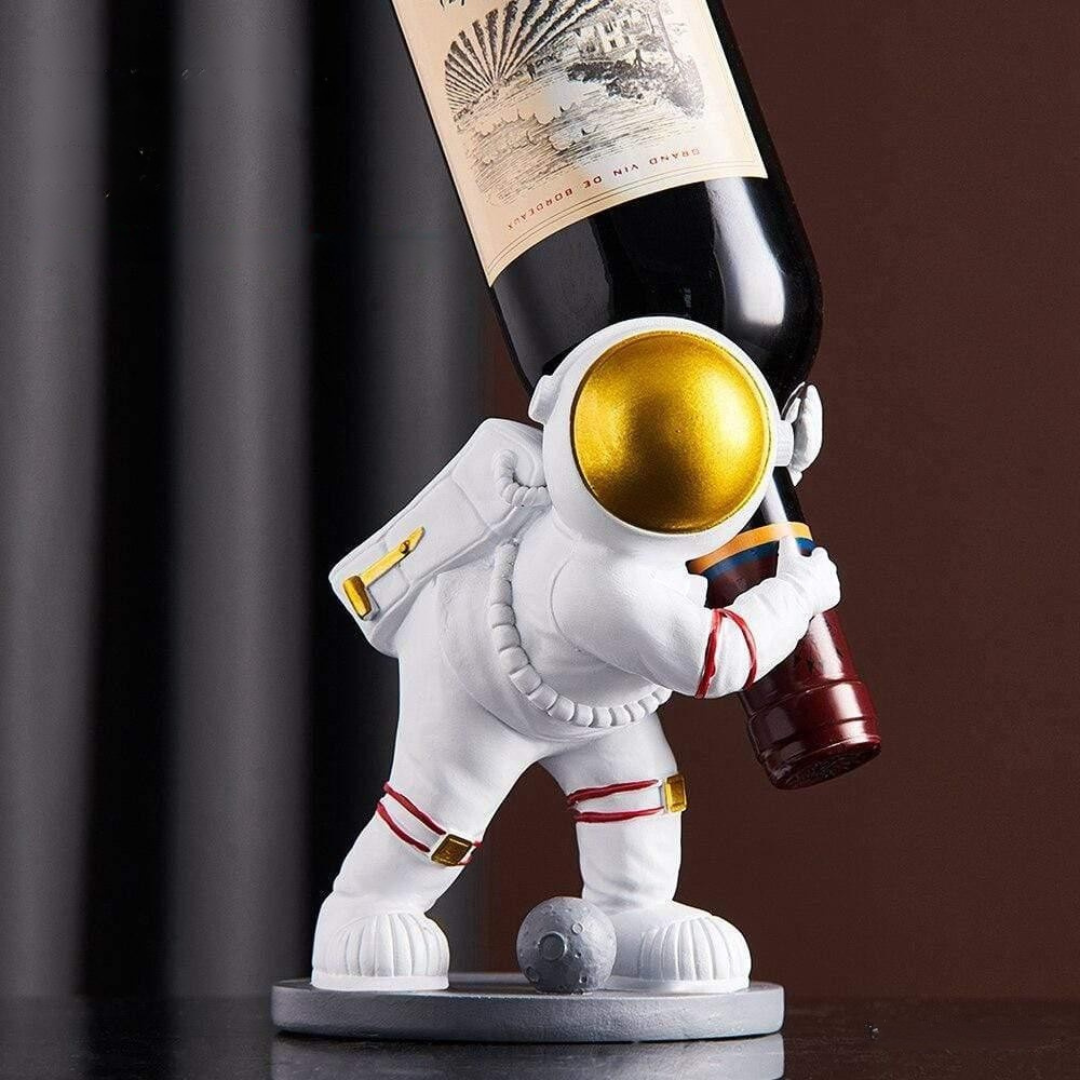 Wine Holder Resin Space Astronaut Decor