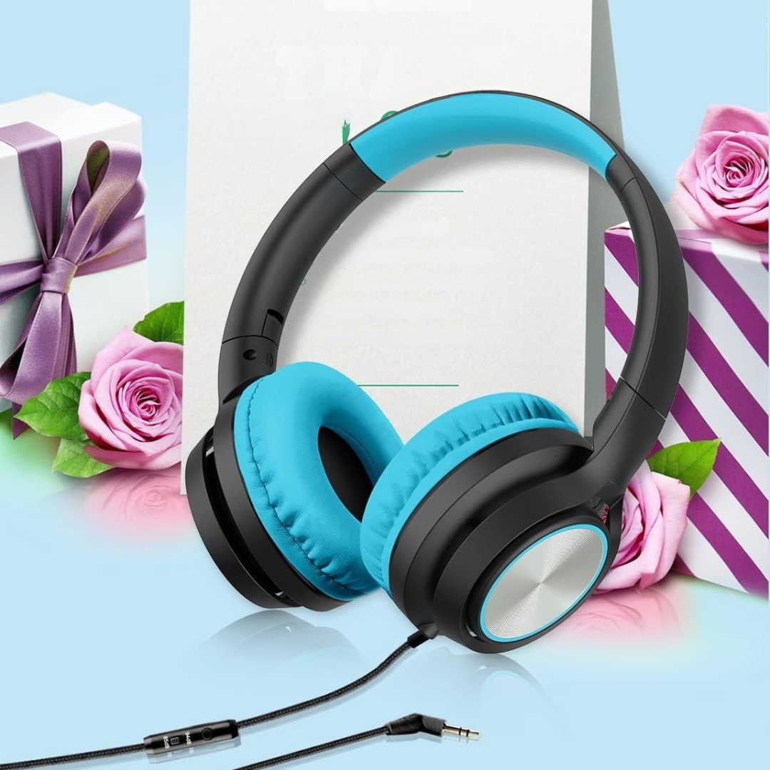 Headphones Kids Adjustable Foldable Volume-Limited