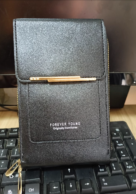 Bolso bandolera con protección RFID y bolsillos con cremallera