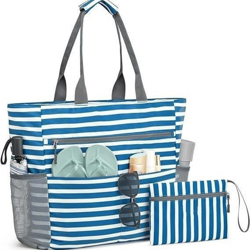 Beach Bag Waterproof Large Foldable Tote
