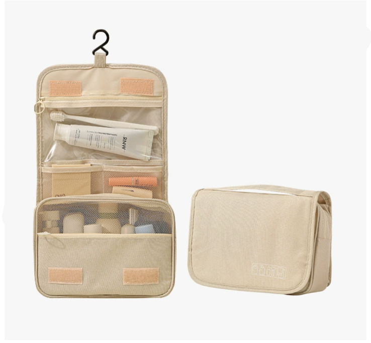 Men’s Compact Waterproof Hanging Toiletry Bag | Travel Organiser