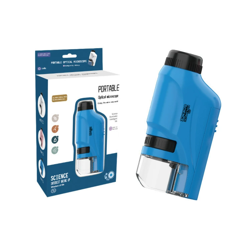 Tragbares LED-Taschenmikroskop-Spielzeug für Kinder