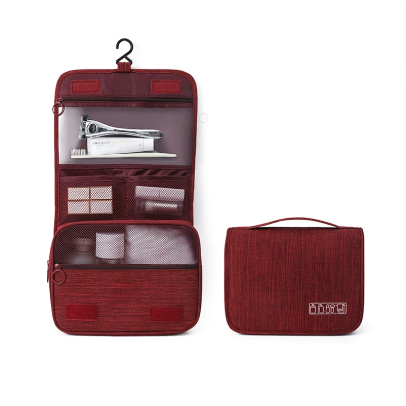 Men’s Compact Waterproof Hanging Toiletry Bag | Travel Organiser