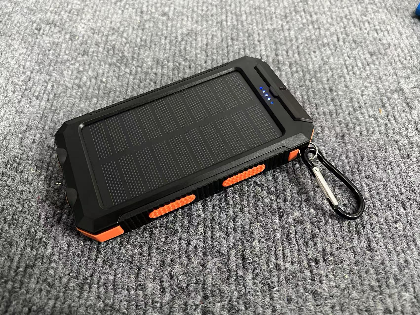 Solar Power Bank Waterproof Dual USB Charger