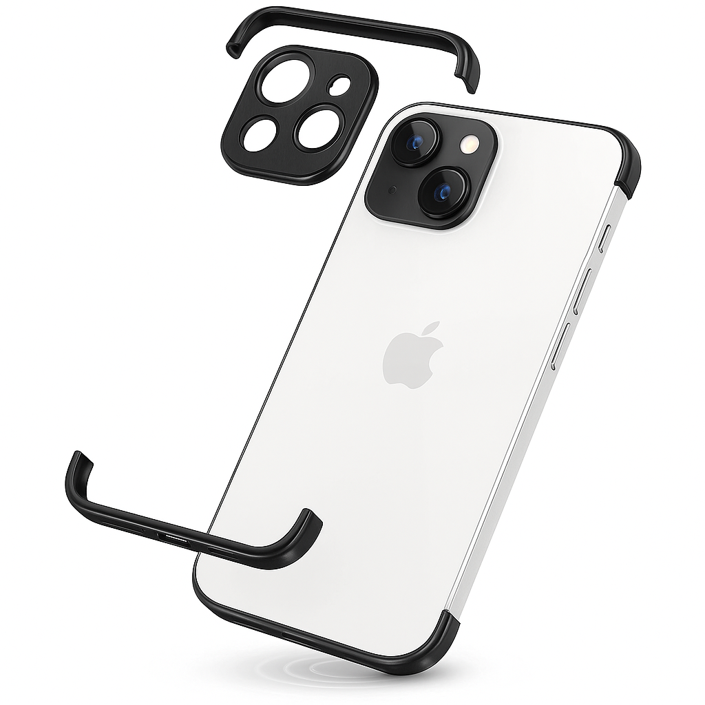 電話ケース ミニマリスト スリム 保護用メタルカバー