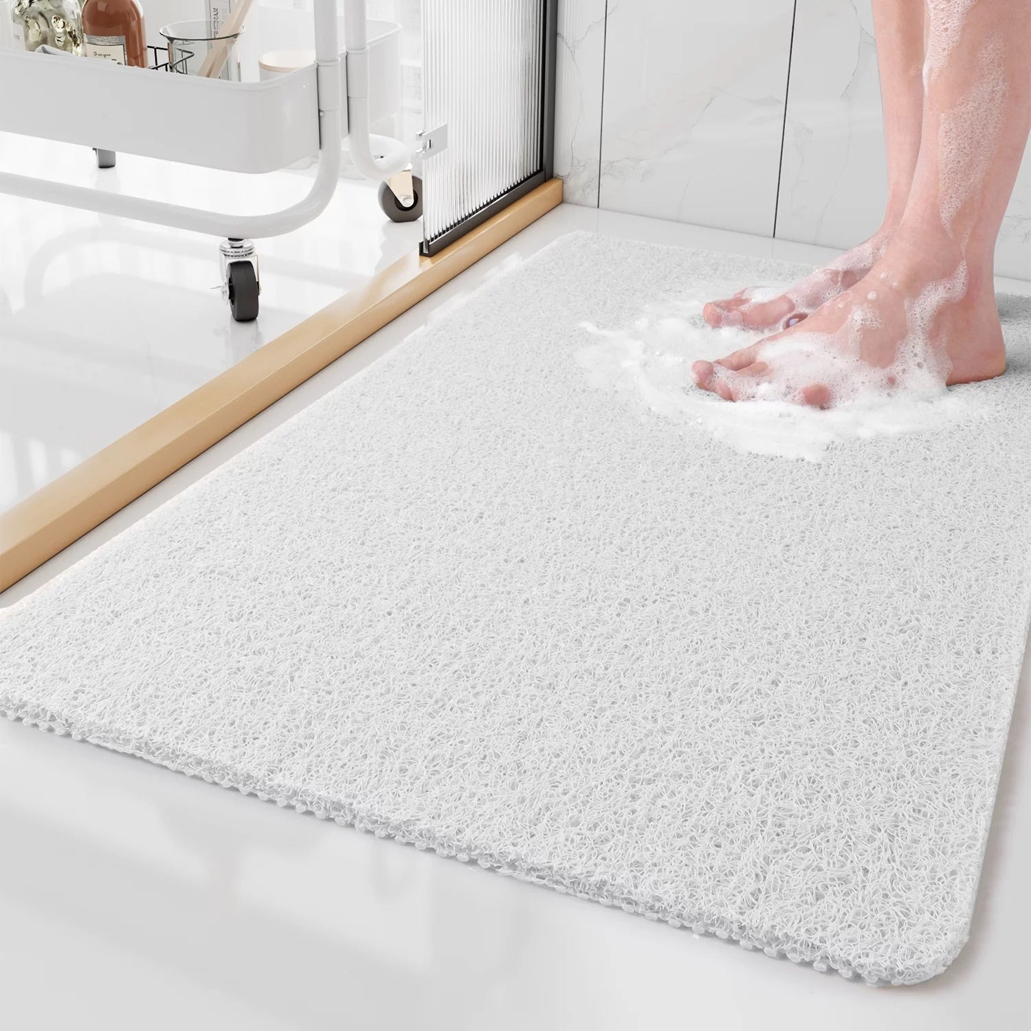 Shower Mat Non Slip Anti Mold Quick Drying