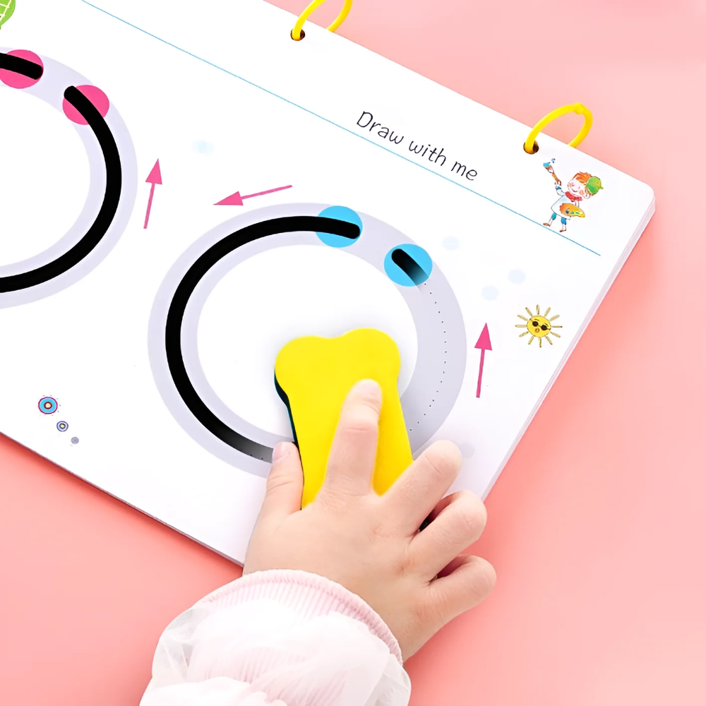 Tracing Book Kids Learning Letters Numbers and Shapes Workbook