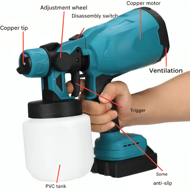 SprayPro Max | Cordless Electric Paint Sprayer for Walls