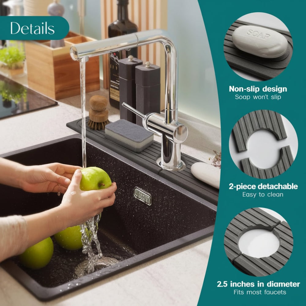 Kitchen Sink Mat Drying Mat Multi-Purpose Design - Image 11