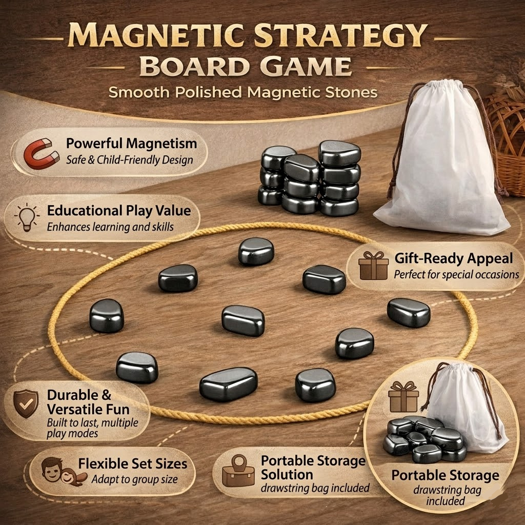Magnetic Board Game Strategy Board Game Strategy Family Educational Fun - Image 3
