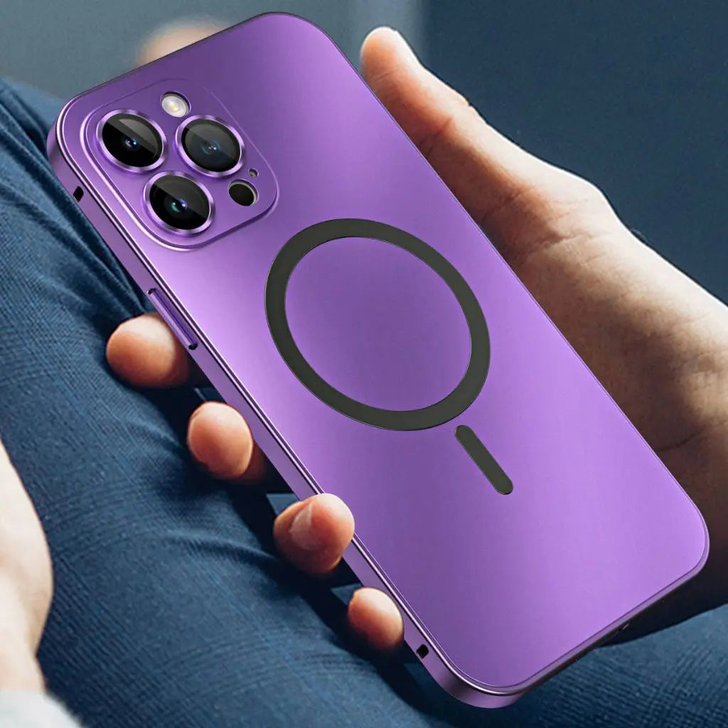 Magnetic Metal Case | Sleek Protection for iPhone