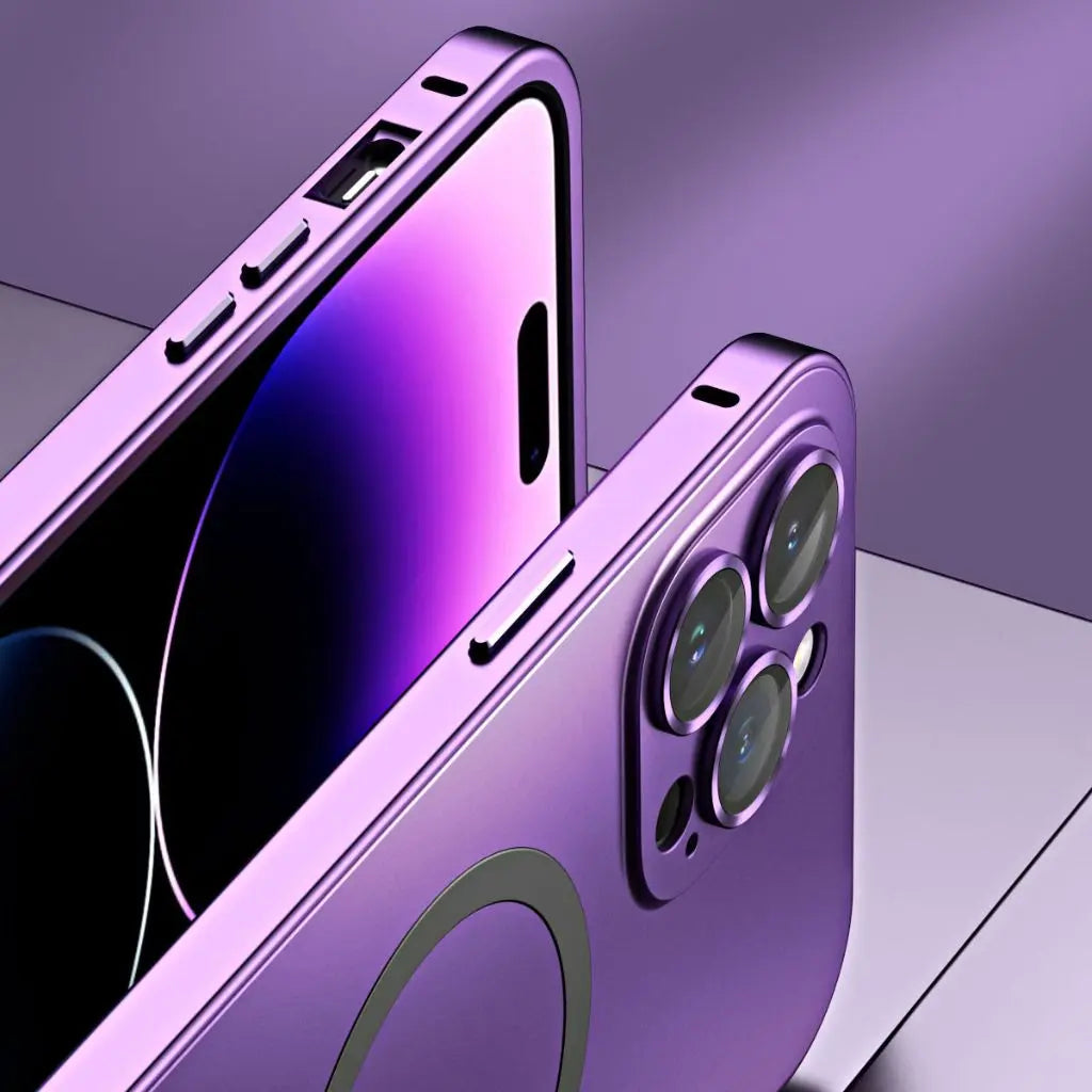 Magnetic Metal Case | Sleek Protection for iPhone