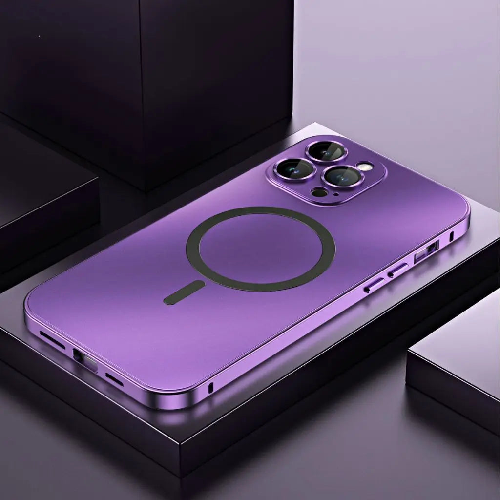 Magnetic Metal Case | Sleek Protection for iPhone