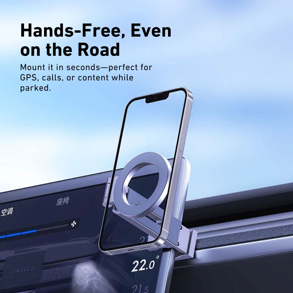 Phone Holder Stand with Magnetic Aluminium Base