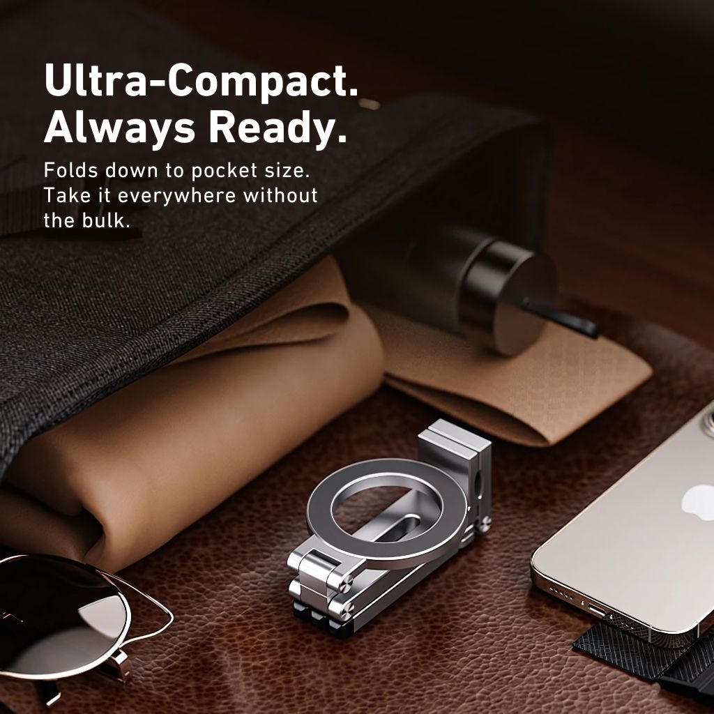 Phone Holder Stand with Magnetic Aluminium Base