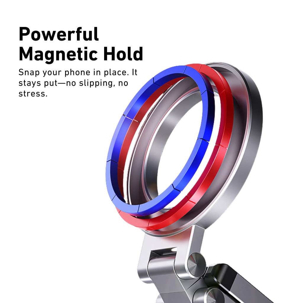 Phone Holder Stand with Magnetic Aluminium Base