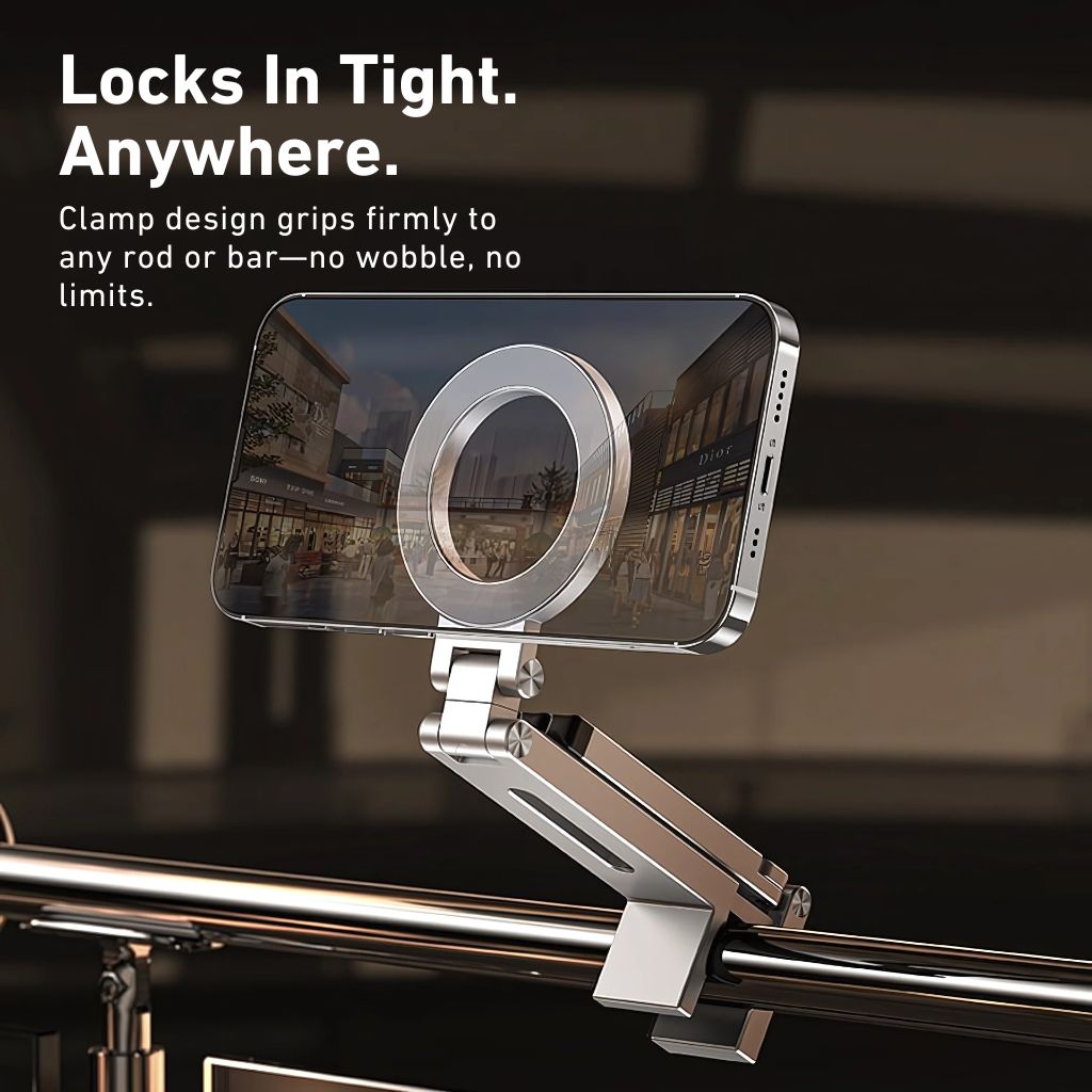 Phone Holder Stand with Magnetic Aluminium Base