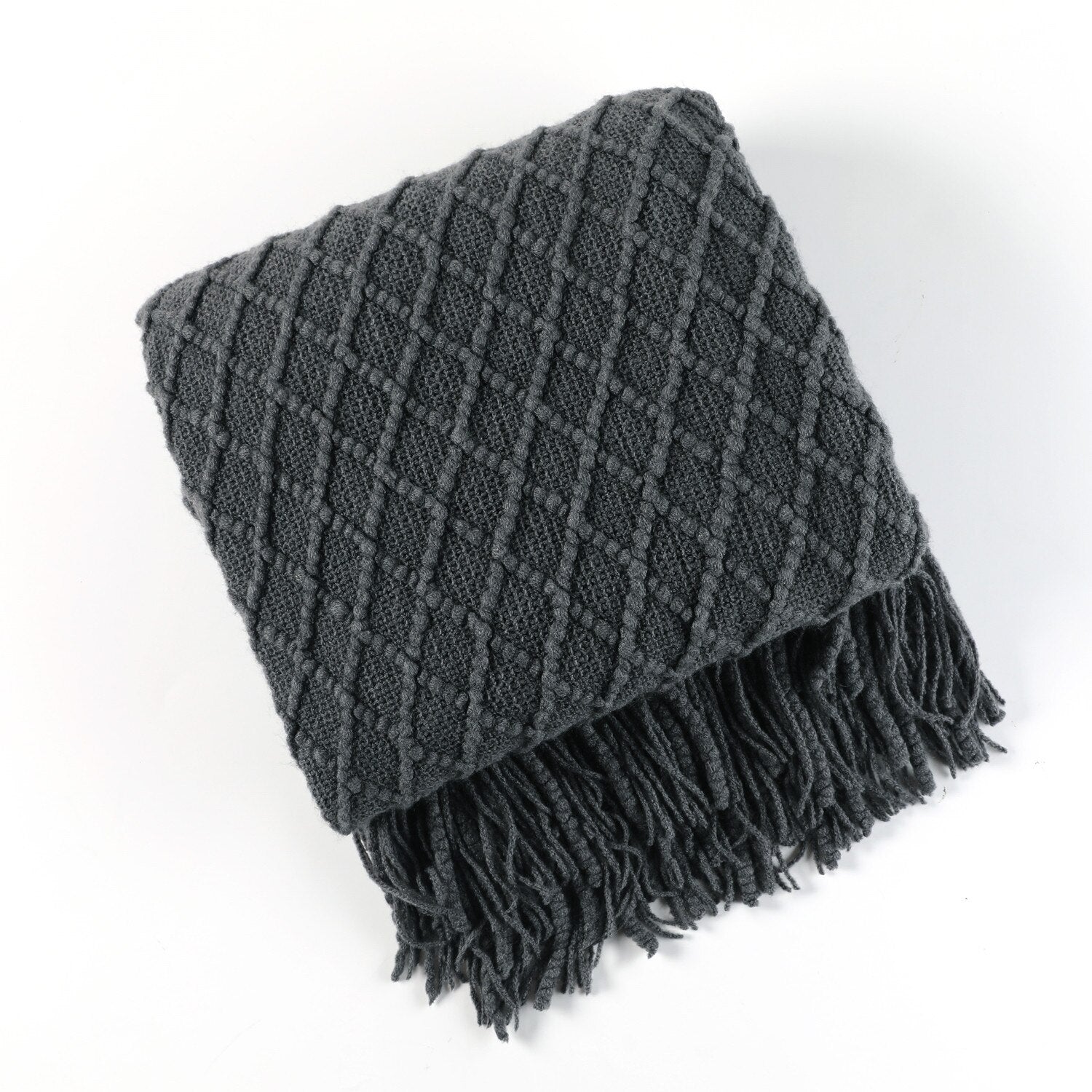 Blanket Knitted Sofa Throw Scandinavian Style