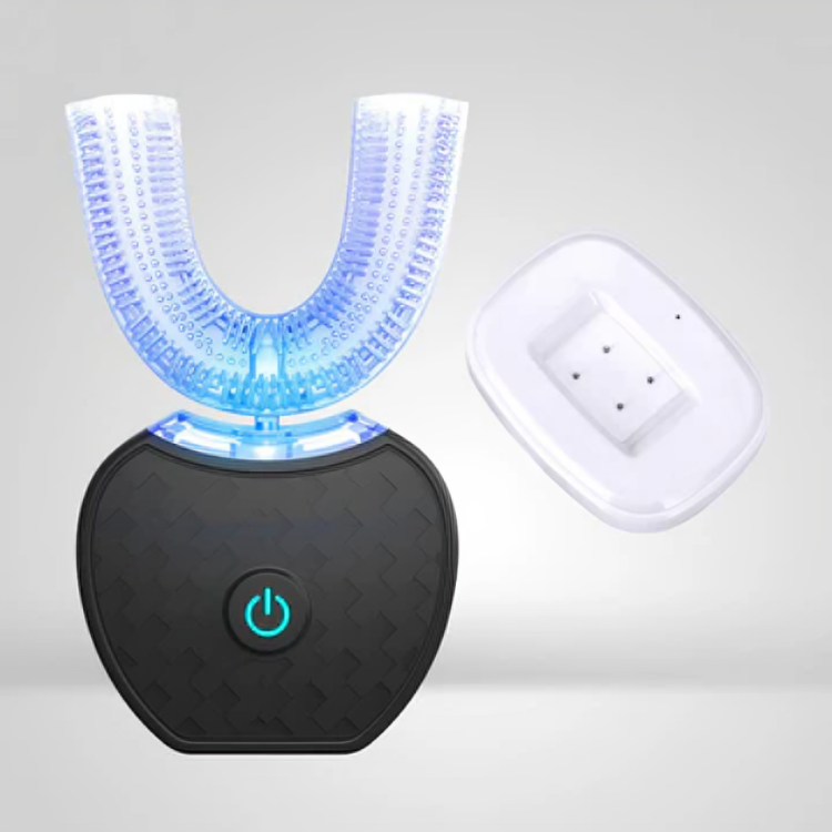 Electric Toothbrush with Blue Light Whitening